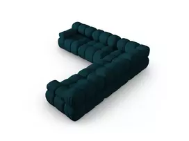 Kampinė sofa, Bellis, 5 vietų, 282x282x70, tamsiai mėlyna