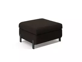 Pufas su dėže, Gloria, 1 sėdynė, 87x72x46, tamsiai pilka