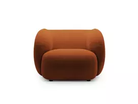 Velvet fotelis, Kate, 1 vieta, 108x89x76, terakota