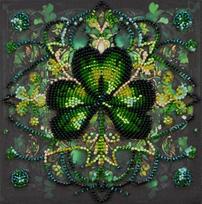 Abris Art karoliukų siuvinėjimo rinkinys „Sėkmės kaleidoskopas“, 15×15 cm