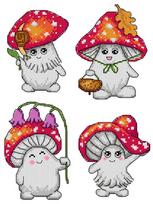 Crafting Spark „Musmirė“ — siuvinėjimo kryželiu rinkinys ant plastikinės 14 ct drobės