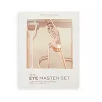 "Makeup Revolution Eye Master" blakstienų rietiklių ir šukų rinkinys - blakstienų apibrėžimo ir rietiklių rinkinys