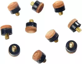 Biliardo lazdos antgalis įsukamas, metalinis sriegis, 12mm, 100vnt.