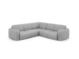 Kampinė sofa, Molino, 5 vietų, 252x252x75, šviesiai pilka