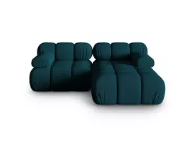 Modulinė kampinė sofa - dešinė, Bellis, 3 vietų, 188x155x70, tamsiai mėlyna