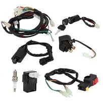 Pilnas laidynas, solenoido ritė, CDI, relės komplektas, tinkantis 150cc ATV keturračio priedui