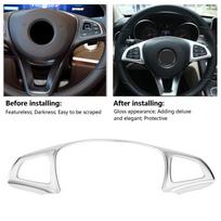 Dekoratyvinis lipdukas vairo rėmo apdailai, skirtas Mercedes Benz E W213 C W205 GLC X253