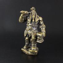 Žalvarinis Orkų genties vergų kareivio modelio ornamentas Stalinis biuro dekoravimas Amatai Miniatiūros Figūrėlės 1pc