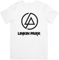 Linkin Park Muzika vyrams ir moterims Kokybiški medvilniniai marškinėliai balti. S