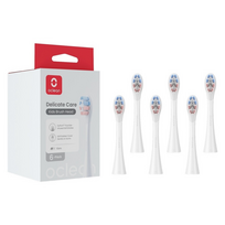 Oclean P3K1 Kids Delicate Care Dantų šepetėlio antgaliai, baltos, 6 vnt.