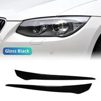 Anglies pluošto automobilio priekinių žibintų antakių vokeliai Lempos Žibintai Antakiai Auto BMW 3 serijai E92 E93 2007-2014 Priedai
