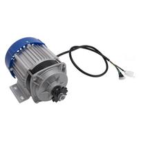 24V 500W Elektrinis triratis bešepetis variklis Profesionalus aliuminio korpusas Nuolatinio magneto nuolatinės srovės reduktorius gray