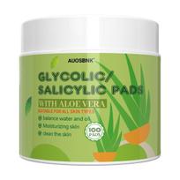 Aloe Salicylic Acid Exfoliating Pads - Gently Exfoliate, Deep Clean Pores, Prevent Breakouts & Hydrate Skin, Daily Facial Pads for Acne Prone-60Pcs