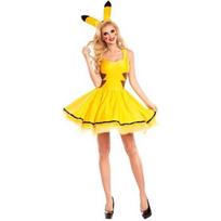 Halloween Pokémon Pikachu Pokemon Cosplay Costume Yellow Elf Show Costume M