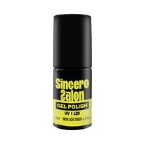 Gelinis nagų lakas "Sincero Salon", 6 ml, NEON LIGHT GREEN, 4409