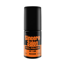 Gelinis nagų lakas "Sincero Salon", 6 ml, NEON ORANGE, 4423