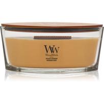 Woodwick Opulent Wood Golden Bourbon kvapioji žvakė medinė dagtis (hearthwick) 453.6 g