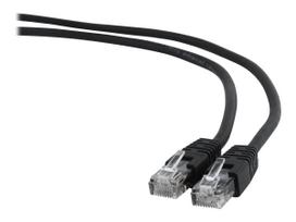 Patch kabelis GEMBIRD PP6U-1M/BK UTP Cat.6 RJ45, 1 m, black