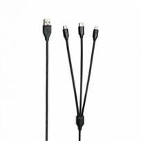 „Bullet“ laidas 3in1 Micro, USB-C, 8PIN
