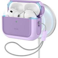 Levandų spalvos ausinių dėklas "ESR Orbit Halolock Magsafe" skirtas Apple Airpods Pro 3