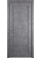 Vidaus durys 600x2000 Mirella atspalvio urban dark, komplektuojamos su teleskopine stakta ir apvadais