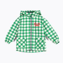 Vaikiška striukė KID STORY Vėjui ir vandeniui atspari green grid
