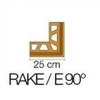 Išorinis kampas BARA-RAKE/E 90° profiliuočiui BARA-RAKE
