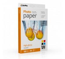 ColorWay Photo Paper, 100 sheets | High Glossy | 180 g/m² | A4