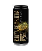 Gaivusis arbatos gėrimas RUDY'S Kombucha, citrinų ir imbierų skonio, 0,33 l, skardinė