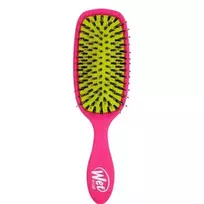 WetBrush Retail Shine Enhancer Brush Plaukų šepetys su šerno šereliais Pink