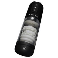Dreamtoys Blowtech - vibruojantis, aukštyn-žemyn judantis masturbatorius (juodas)
