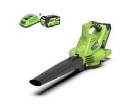 Akumuliatorinis lapų pūstuvas Greenworks GD40BVIIK4; 40 V; 1x4,0 Ah akum.