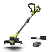 Žoliapjovė - trimeris Greenworks ST24B218-01; 24 V; 1x2,0 Ah akum.