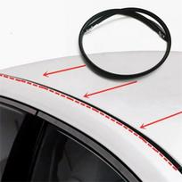 Juoda guminė stogo apdailos juosta Honda Fit/Jazz (2007–2008 m) white