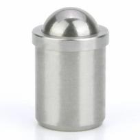 10 vnt. presuojami stūmokliai Nerūdijančio plieno/žalvario spyruokliniai rutuliniai stūmokliai su fiksavimo/padėties nustatymo funkcija D3 (10pcs) sidabras