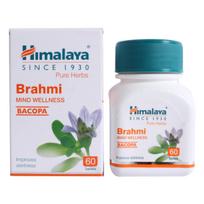 Himalaya Brahmi Memory Wellness Tablets Bottle Of 60 Natural Herbal Supplement For Mind Calmness And Mental Clarity