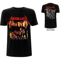 Metallica Garažo Nuotrauka Geltona Oficiali Marškinėliai Vyrams S