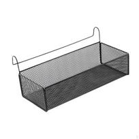 Bedroom Bedside Shelf, Bunk Bed, Iron Mesh Organizer, Heavy Duty Hanging Basket, Organizer juoda
