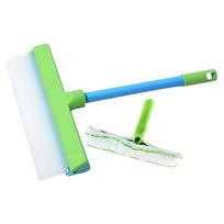 Window Squeegee Kit Window Cleaner Complete Glass Cleaning Set for Shower Mirror Door Car Cleaning žalia