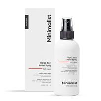 Minimalistinis HOCL veido ir kūno purškiklis nuo spuogų 220 ml | Raminantis odos palengvinimo tonikas paraudimui, egzemai ir spuogų paūmėjimui | Be kvapiklių ir su hipochlorine rūgštimi black