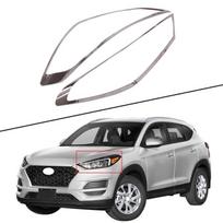 2019 Tucson ABS chromuotas priekinių žibintų rėmelio apdailos elementas Yes