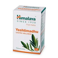 Himalaya Wellness Yashtimadhu tabletės skrandžio sveikatai, 60 vnt. pakuotė, padeda nuo opų ir užtikrina virškinimo komfortą