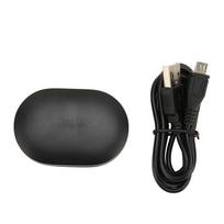 Laidinis įkrovimo dėklas Atsarginis USB įkrovimo ausinių įkroviklio dėklas Redmi AirDots 2 Juodas