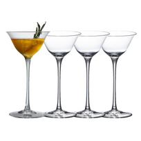 4 vnt. 100 ml kokteilių taurės Martini taurės Rinkinys iš 4 vnt. 100ml