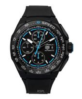 Tag Heuer Formula 1 Chronograph Guminis Dirželis Juodas Ciferblatas Automatinis Nardytojo CBZ2084.FT8097 200M Vyriškas Laikrodis juoda