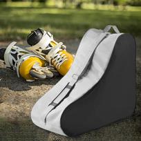 Kids Roller Skate Bag with Handle, Storage Solution for Outdoor raudona