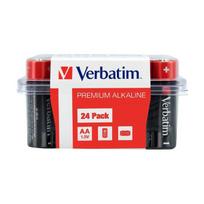 Verbatim Alkaline AA Batteries / LR06, 24-pack 49505