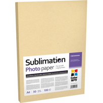 ColorWay PSM100050A4 | 50-piece sublimation photo paper | 100 g/m² | A4 | A4