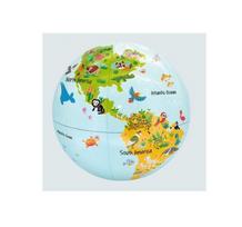 MG DYSTRYBUCJA Ball Caly Globe 30 cm - Small Natural Animal World