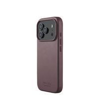 Mujjo Leather Case for iPhone 17 Pro - Bronze Red